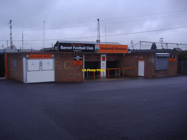 Photo 6"x4" Barnet Football Club, Westcombe Drive entrance Barnet c2008