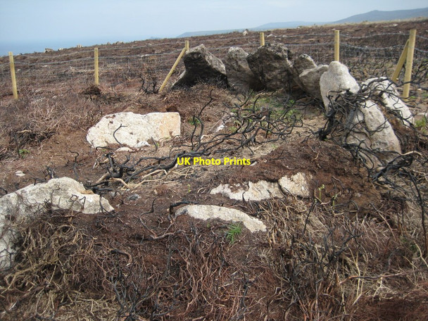 Photo 6"x4" Remains of a tumulus Higher Bojewyan c2010