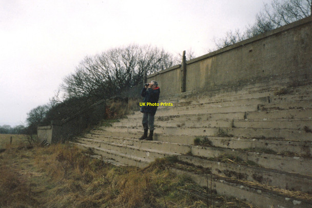Photo 6"x4" Remains of Shincliffe Racecourse Grandstand in 1992 High Shincliffe c1992
