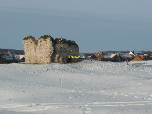 Photo 6"x4" Flamborough Castle from the East Flamborough c2010