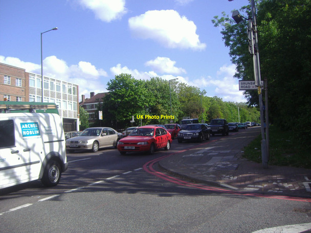 Photo 6"x4" Corner of Brunswick Road and North Circular Road, Ealing Ealing c2009