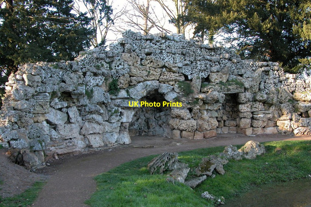 Photo 6"x4" Grotto in Croome Park High Green\/SO8745 c2005