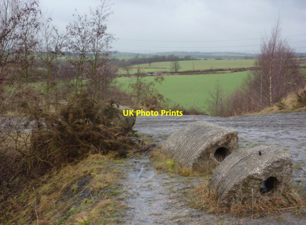 Photo 6"x4" View to farmland from former industrial area Rylah c2011