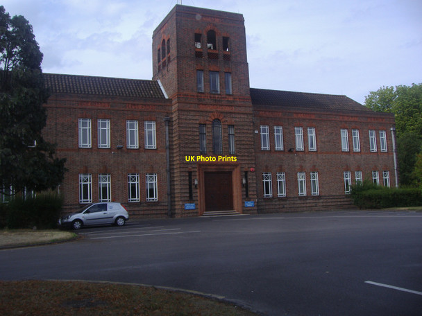 Photo 6"x4" Offices at Mogden Lane sewage works Isleworth c2010
