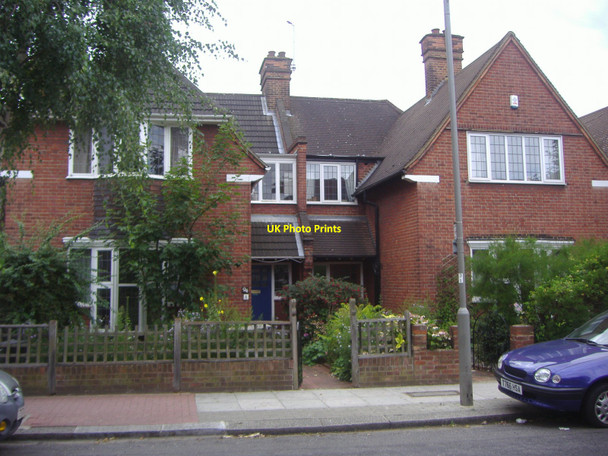 Photo 6"x4" Houses on Ellerton Road Upper Tooting c2008