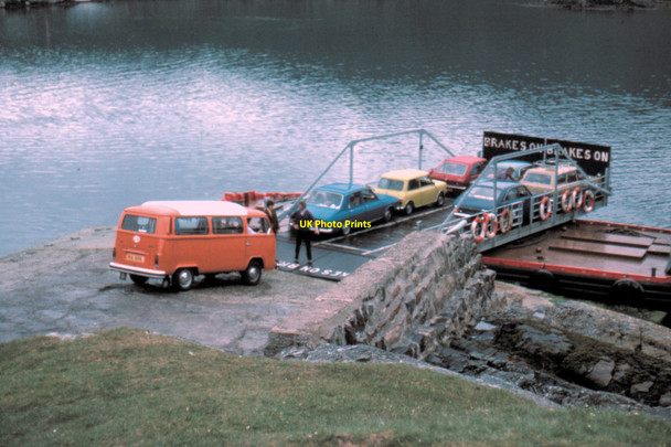 Photo 6"x4" Kylesku Ferry - 1975 Kylesku c1975