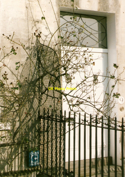 Photo 6"x4" Doorway, Royal Crescent Bath\/ST7464 c1997