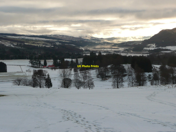 Photo 6"x4" Bleak view from Pitlochry golf course Pitlochry c2010