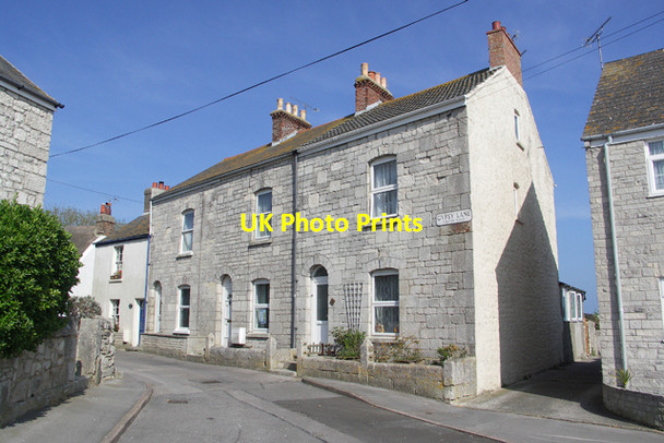 Photo 6"x4" Stone Cottages on Gypsy Lane Fortuneswell c2007