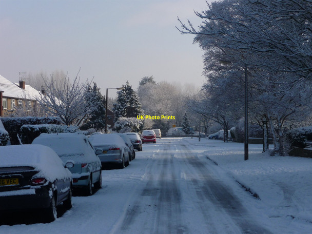 Photo 6"x4" Clevedon in the snow Clevedon c2010