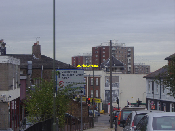 Photo 6"x4" Hermitage road at junction with Finchley Road Hampstead\/TQ2685 c2010