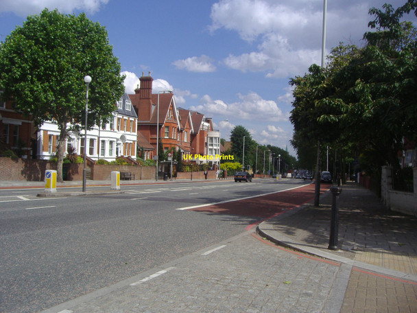 Photo 6"x4" Finchley Road from corner of Weech Road Hampstead\/TQ2685 c2008