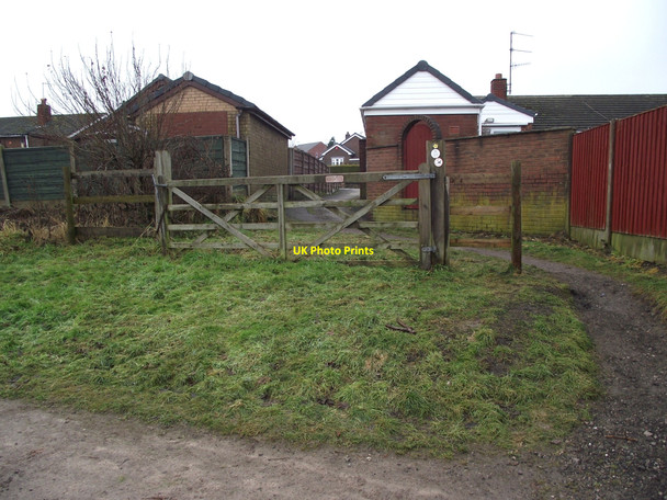 Photo 6"x4" Path to Long Valley Road Biddulph c2010