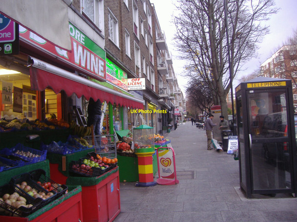 Photo 6"x4" Shops on Fairfax Road, Swiss Cottage Hampstead\/TQ2685 c2008