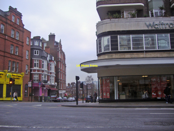 Photo 6"x4" Goldhurst Terrace at junction of Finchley Road Hampstead\/TQ2685 c2009