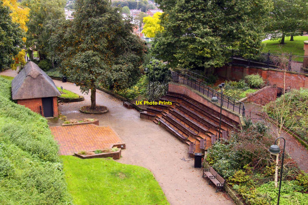 Photo 6"x4" Outdoor theatre by Norwich Castle Norwich c2010