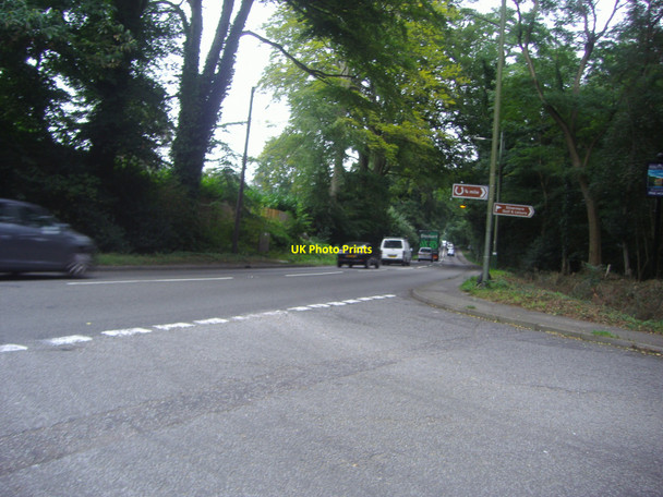 Photo 6"x4" Redhill Road at junction with Byfleet Road Byfleet c2008