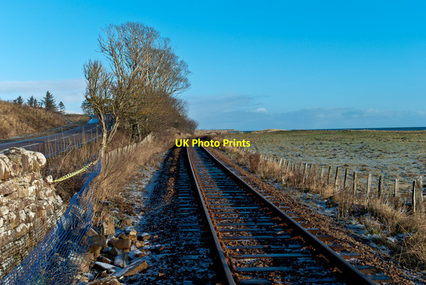 Photo 6"x4" Far North Line beyond Brora Achrimsdale c2011