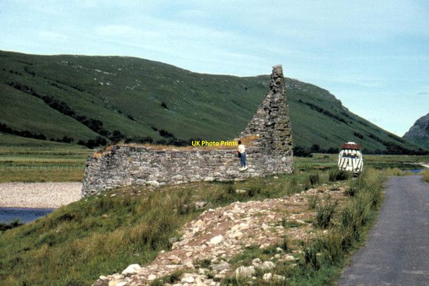 Photo 6"x4" Dun Dornaigil Broch, Sutherland - 1983 Strath More\/NC4544 c1983
