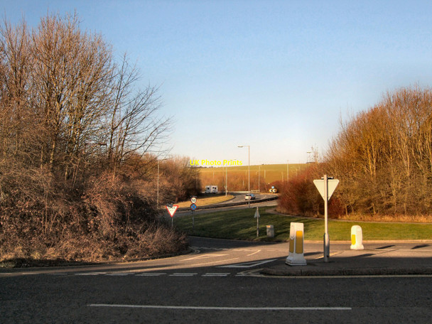 Photo 6"x4" A27 roundabout north of Patcham Patcham c2011