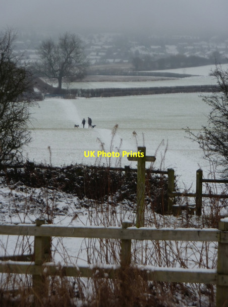 Photo 6"x4" Over the Stockley Trail to footpath for Bolsover Bolsover c2011