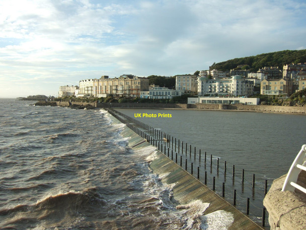 Photo 6"x4" Weston Super Mare - the Marine Lake from Knightstone Island Weston-super-Mare c2010