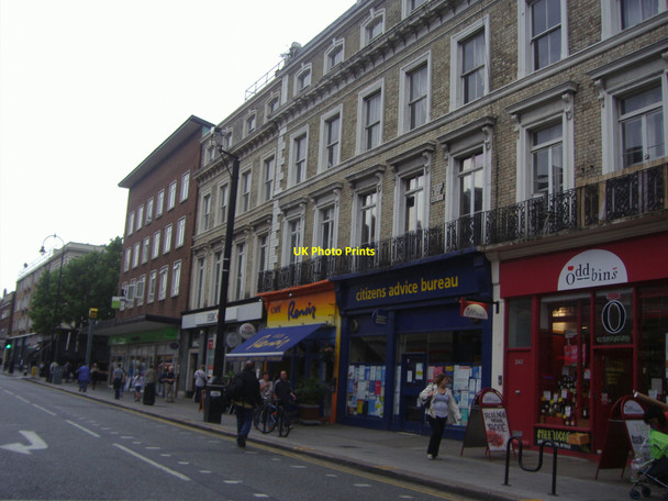 Photo 6"x4" Shops on Kentish Town Road Camden Town c2008