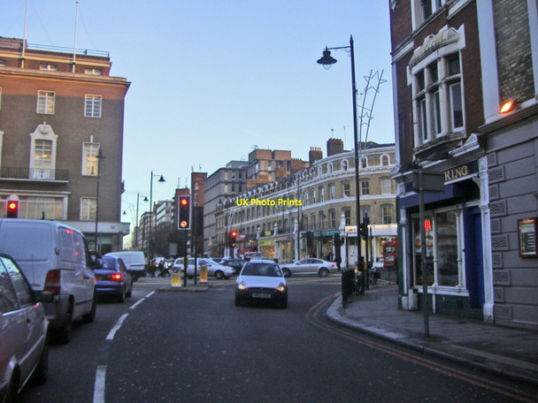 Photo 6"x4" Upper Richmond Road at junction with Putney Hill Putney c2008