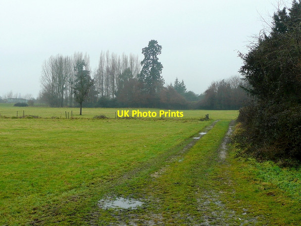 Photo 6"x4" Severn floodplain Elmore Back c2011