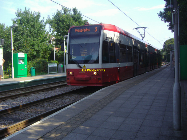 Photo 6"x4" Tram at Merton Park station Merton\/TQ2569 c2008