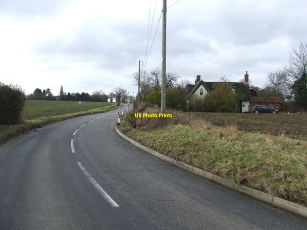 Photo 6"x4" Towards Little Finborough Battisford Tye c2011