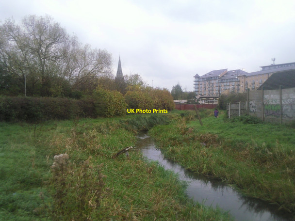 Photo 6"x4" Longford River at Feltham Feltham\/TQ1073 c2010