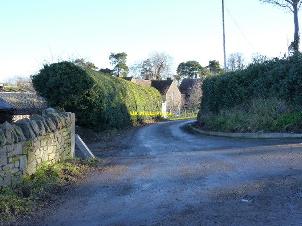Photo 6"x4" The entrance to Oaks Hall Farm and Longden Manor Oaks\/SJ4204 c2011