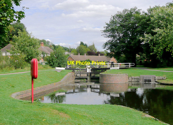 Photo 6"x4" Barge Lock in Vines Park, Droitwich, Worcestershire Droitwich c2010
