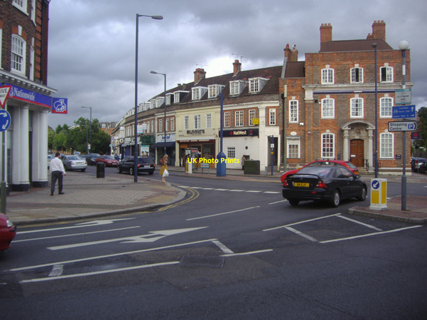 Photo 6"x4" Edgwarebury Lane junction with Station Road, Edgware Edgware c2008