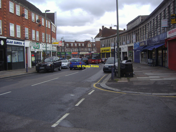 Photo 6"x4" Shopping centre on Edgwarebury Lane Edgware c2008