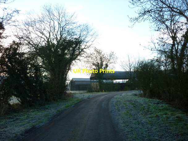 Photo 6"x4" Farm buildings on the outskirts of Minting Minting c2011