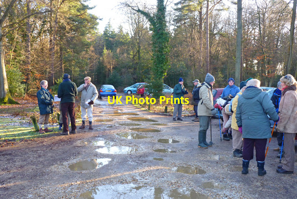 Photo 6"x4" Brownhill Car Park Ossemsley c2011