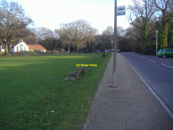 Photo 6"x4" The green on Lower Road, Grayswood Haslemere c2009