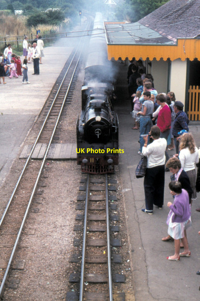 Photo 6"x4" RH&DR Engine No. 11 - Black Prince - 1983 Dymchurch c1983