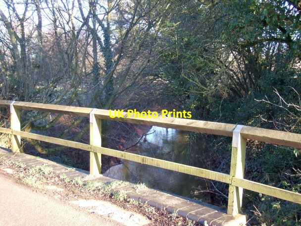 Photo 6"x4" River Clyst at Ashclyst Bridge Higher Burrowtown c2011