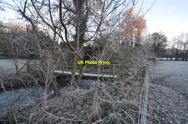 Photo 6"x4" A footbridge over Bradiford Water just upstream from Bradiford Barnstaple c2011