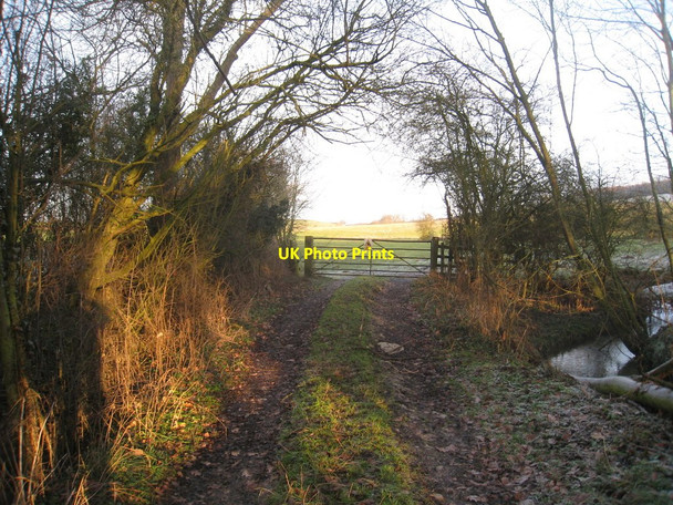 Photo 6"x4" Gate on Centenary Way Birdsall c2011