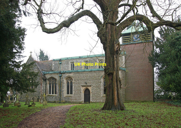Photo 6"x4" Holy Trinity, Heydon Broad Green\/TL4439 c2011
