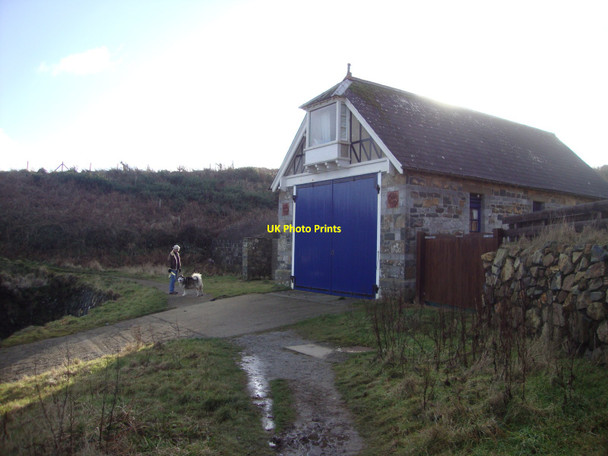 Photo 6"x4" Old lifeboat station at the Cwm (valley) Parrog c2011