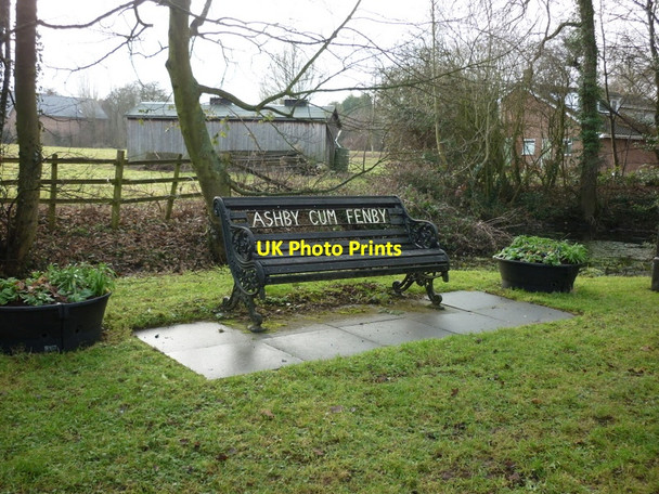 Photo 6"x4" A bench at Ashby cum Fenby Ashby cum Fenby c2011