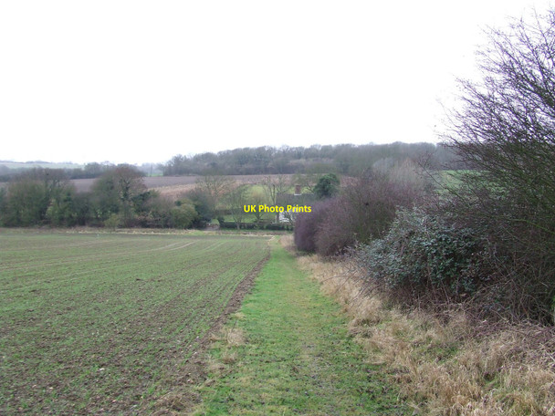 Photo 6"x4" Footpath To Holly Road Offton c2011