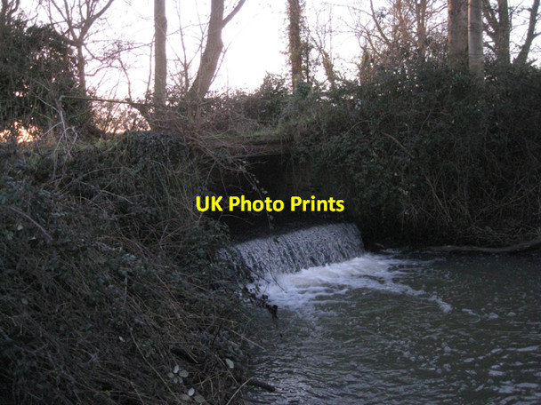 Photo 6"x4" Weir on the Sherbourne Brook Heath End\/SP2360 c2011