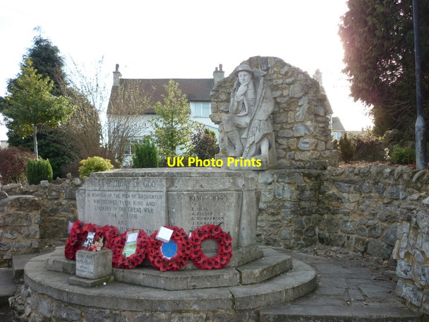 Photo 6"x4" A War Memorial on High Street, Broughton Broughton\/SE9608 c2011