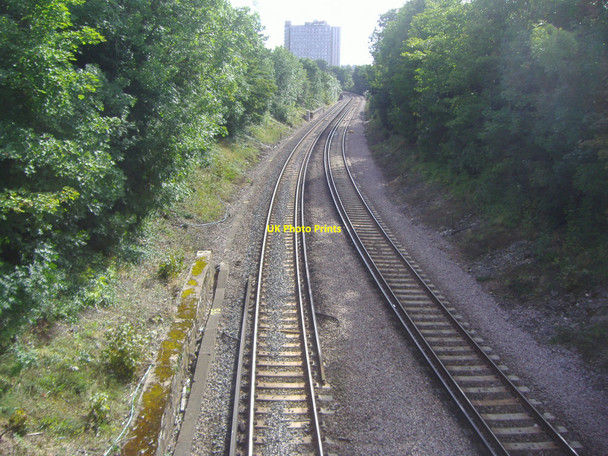 Photo 6"x4" Railway line from Sutton Common Road Sutton\/TQ2564 c2008